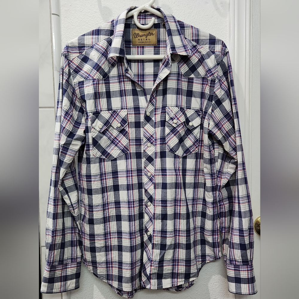 Wrangler retro western shirt
